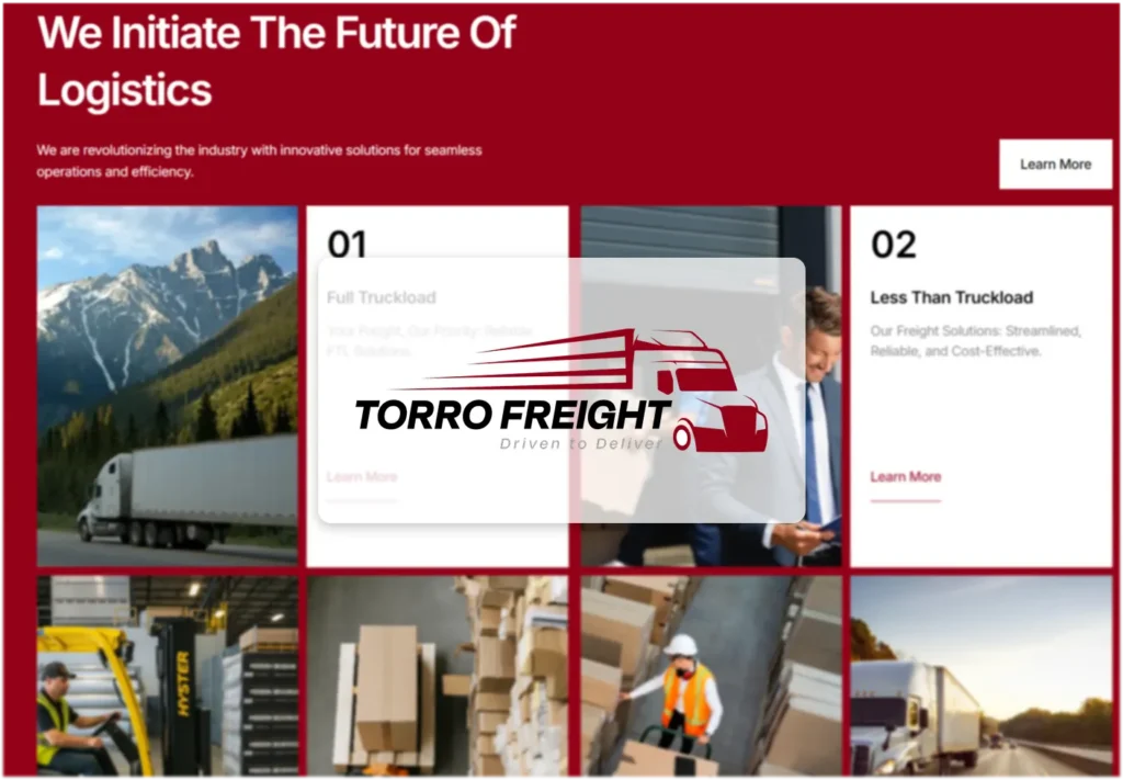 Torrofreight website